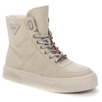Ботинки для девочки (KEDDO) светло-бежевый верх-искуственный нубук подкладка - искусственная шерсть артикул 838117/01-03