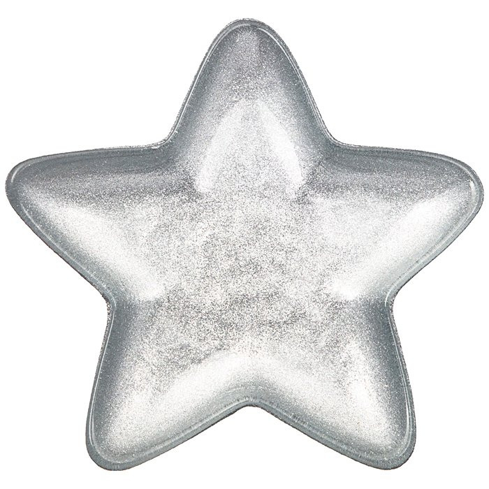 Блюдо "STAR.SILVER SHINY" 17см серебро арт.339-084