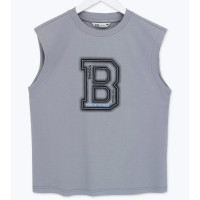 Футболка для мальчика арт.DELORAS 55471 размер 34/134-42/158 цвет серый