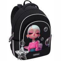 Рюкзак для девочек школьный (ErichKrause) ErgoLine Bubble Girl 39x28x14 см арт.64879
