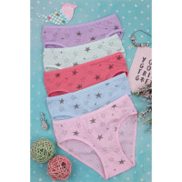 Трусы для девочки арт.Б666-106  цвет в ассортименте 100% хлопок