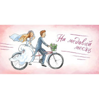 Открытка-конверт "На медовый месяц!" арт.16.13.00551