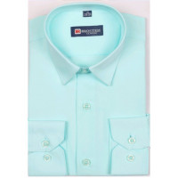 Сорочка подростковая приталенная короткий рукав размер 36/158-164(XXS)-41/176-182 (XL) цвет мята Brostem арт.4704AXs**