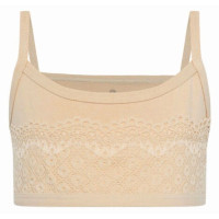 Топ для девочки подростковый арт.4490/4 размер 34/134-140 цвет бежевый 100% х/б