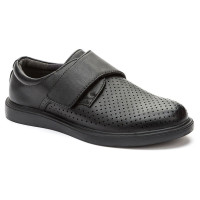 Полуботинки для мальчика (TESORO) черные верх-искусственная кожа подкладка-натуральная кожа  артикул 148661/04-01