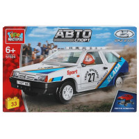 Конструктор пластиковый ВАЗ-2108  Спорт 33 детали (Город мастеров) арт.57024-CY