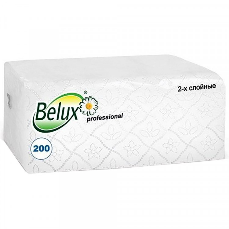 Полотенце бумажное Z-сложение 2 слойное 200л.Belux арт.2488