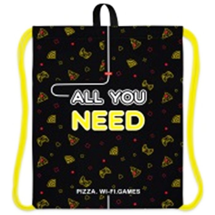 Сумка для сменной обуви 1 отделение (Hatber) All you need... 410х490мм арт. NMn_22036