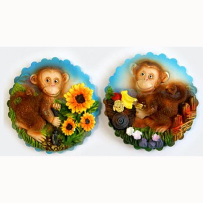 юМагнит СИМВОЛ ГОДА "Обезьянкa" 7см арт.LE32886AZ-BZ