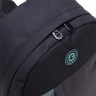 Рюкзак для девочек (Grizzly) арт.RXL-327-3/2 черный-мятный 24 х 37,5 х 12 см