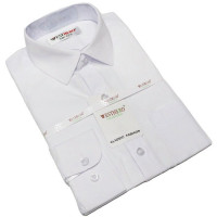 Сорочка детская длинный рукав размерный ряд 29/116-122-36/158-164 цвет белый WestHero арт.wes-TR15