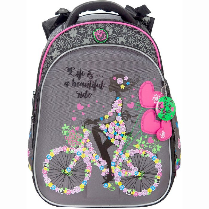 Ранец для девочек школьный (Hummingbird) арт.T102(Gr) 39x24x28 см