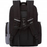 Рюкзак для мальчиков (GRIZZLY) арт RU-133-1/2 черный - оранжевый 28х43х17 см