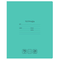 Тетрадь 24 листа клетка (BG) Отличная зеленая арт.Т5ск24 11788