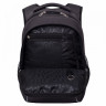 Рюкзак для мальчиков (Grizzly) арт RB-050-1 черный 26х39х20 см