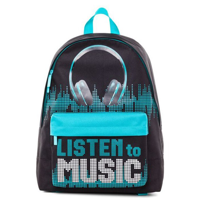 Рюкзак для мальчиков (Hatber) Basic Listen to music 30х41х13 см арт.NRk_25075