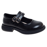 Туфли для девочки (Сказка) черные верх-искусственная кожа подкладка-натуральная кожа размерный ряд 29-33 арт.R962194724BK
