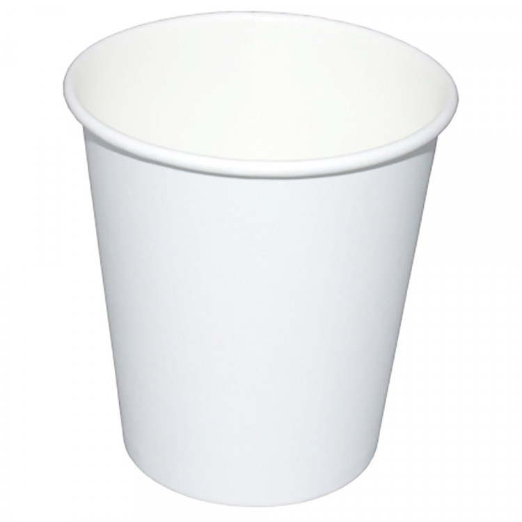 Стакан бумажный 200/260мл белый 10шт в упаковке ДЛЯ РК