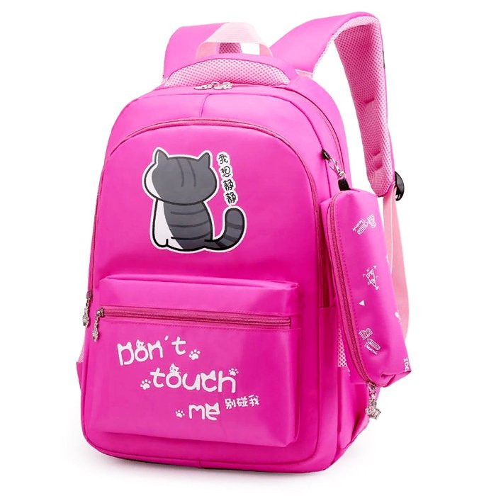 Рюкзак для девочек (CLBD) Don't touch me розовый 45х30х20см арт.594659728390