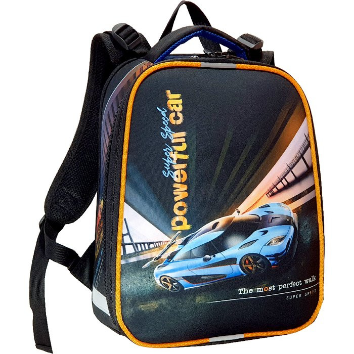 Ранец для мальчиков школьный (Ставиа) Скорость мультиколор 30х38х16см арт 8226Б