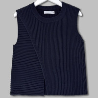 Жилет для девочки (Делорас) арт.M64380 размер 34/134-44/164 цвет синий