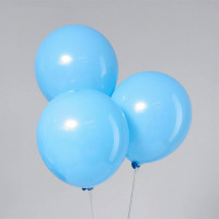 Шар воздушный 05шт/наб. 30см "Пастель" цв.голубой арт.4986471
