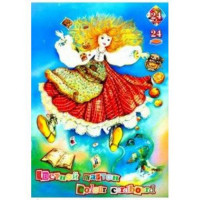 Цветной картон А4 24 листа 24 цвета ярких и пастельных немелованный односторонний  (ЛИЛИЯ ХОЛДИНГ) Страна чудес 220г/м² арт ЦК-3510