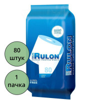 Туалетная бумага влажная 80шт/пачка Mon Rulon (Ст.20)