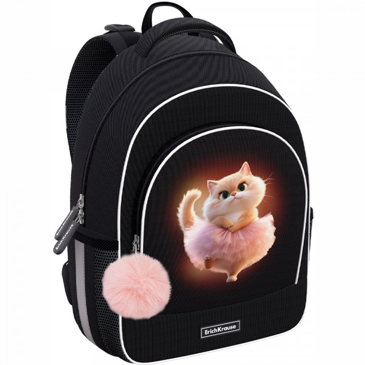 Рюкзак для девочек школьный (ErichKrause) ErgoLine Bubble Girl 39x28x14 см арт.64880