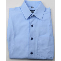 Сорочка детская приталенная длинный рукав размерный ряд 29/116-36/158-164 цвет голубой Brostem арт.1LD116d на кнопках