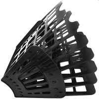 Лоток-веер для бумаг вертикально-горизонтальный  7 секций черный deVENTE арт.3041502