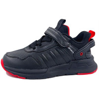 Кроссовки для мальчика (Baas) цвет черный верх- искусственная кожа подкладка-текстиль размерный ряд 32-37 артикул ls-C6412-1