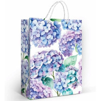 Пакет подароч. бумаж. 31*22см "Нежная гортензия" арт.90000853