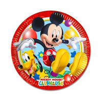 Тарелки бумажные "Микки Маус" 6шт/наб. D-20см арт.4818404