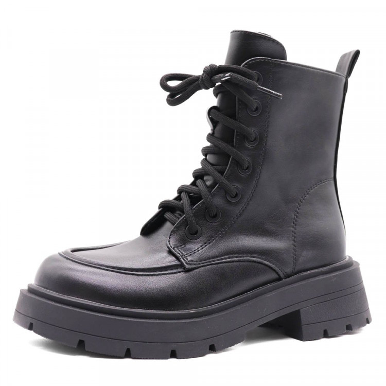 Ботинки для девочки (Paliament) черный верх-искусственная кожа подкладка - байка размерный ряд 31-36 артикул tyg-2360-36A