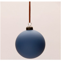 Шар пластик 06см матовый цв.темно-синий 163 арт.РШ5363