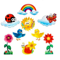 Украшение на скотче 20*30см "Детский сад" арт.2798161