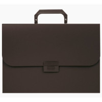 Портфель 13 отделений (Attomex) с ручкой на замке черный арт.3073702