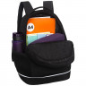 Рюкзак для девочек школьный (Grizzly) арт.RG-663-4/2 чёрный - голографический 28х38х18 см