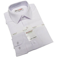 Сорочка детская длинный рукав размерный ряд 29/116-122-36/158-164 цвет белый WestHero арт.wes-TP15