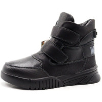 Ботинки для мальчика ( Пчелка Доми) черные верх-искусственная кожа подкладка -искуственный мех артикул  tyg-BX51-3