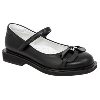 Туфли для девочки (Kenka) черный верх-искусственная кожа подкладка-натуральная кожа размерный ряд 33-38 арт.TUQ_5263-2_black