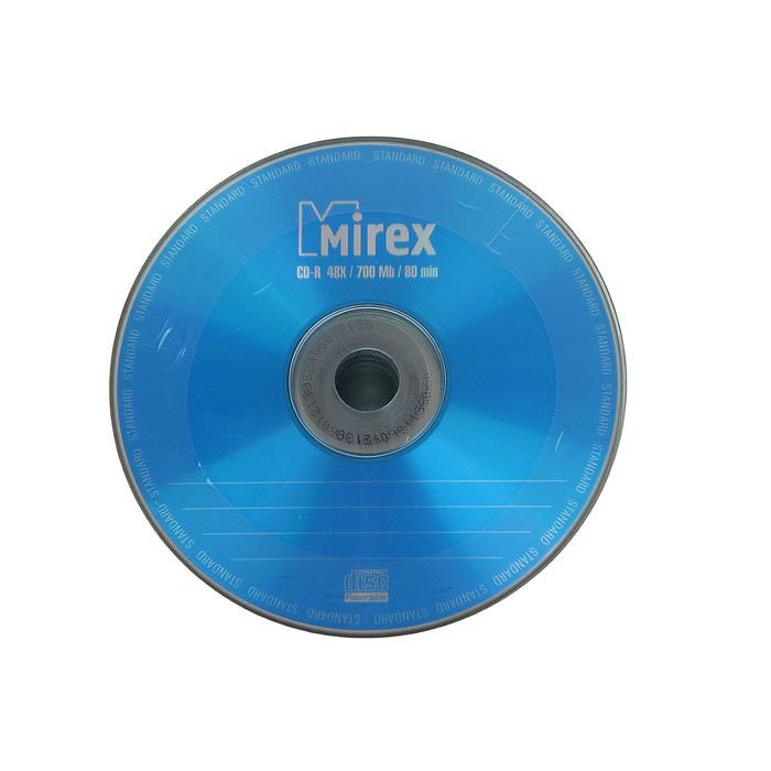 Диск  CD-R Mirex Hotline 700Мб 80мин 48x Slim Case (ст.5) штука