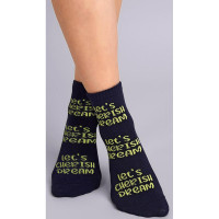 Носки детские для мальчика артикул С1330 р.20-22 80% хлопок, 18% полиамид, 2% эластан цвет темно-синий (Clever)