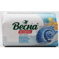 т/м  90г ВЕСНА морские минералы и соевое молочко арт. (Ст.6/72)