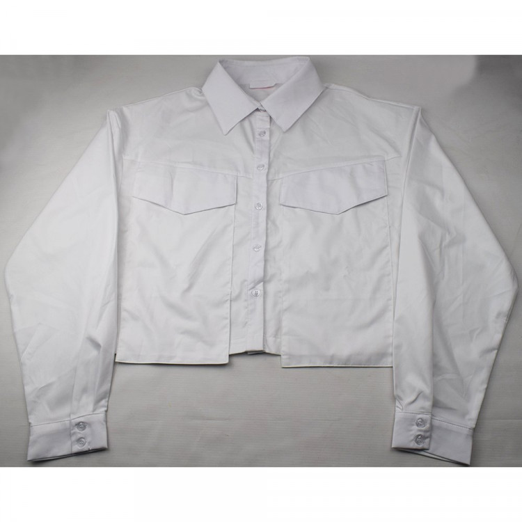 Блузка для девочки  (Colabear) длинный рукав цвет молочный арт.188914N