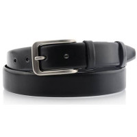 Ремень детский натуральная кожа (105-110 см) цвет черный арт.B-Black 4