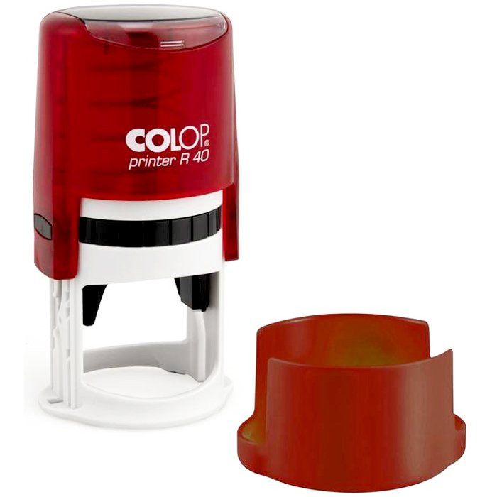 Оснастка для печатей COLOP D-40мм корпус рубин с нижней крышкой арт.Printer R40 ruby