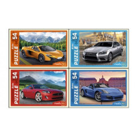 Пазл 54 элемента Машина мечта (Рыжий кот) арт П54-6342