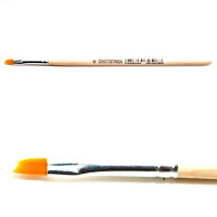 Кисть живописная СИНТЕТИКА НЕЙЛОН (АРТЕКС) №04 отводная со скосом